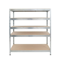 Metallregal Rivet DTD 252x150x45 cm, 5 Ebenen, verzinkt