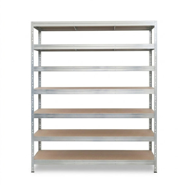 Metallregal Rivet DTD 252x150x45 cm, 7 Ebenen, verzinkt