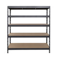 Metallregal Rivet DTD 252x150x60 cm, 5 Ebenen, grau beschichtet