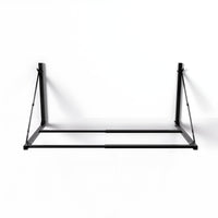 Portaequipajes para neumaticos para 4 neumaticos 71x131 6x71cm montaje en la pared negro
