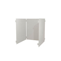 Wandhalterung 40x40 mm für Metallregale und Aufbewahrungssysteme